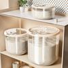 Moisture-proof Kitchen Storage Bin Clear Airtight Storage Bucket New Grain Storage Bin  Home Use
