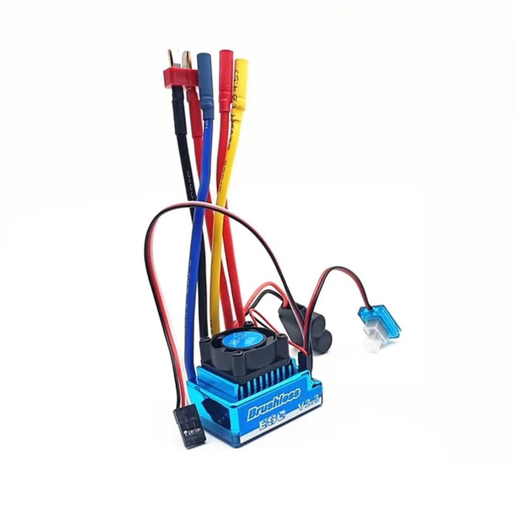 RC Car Crawler ESC Electric Speed Controller - 45A/60A/80A/120A Waterproof Dust-proof Brushless for 1/8 1/10 1/12 RC Boat Parts