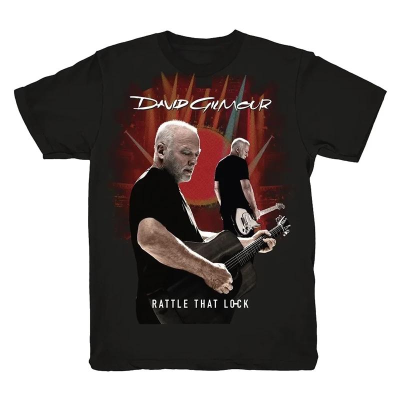 David Gilmour David Gilmour British Musician Rock American Brand Cotton Short-sleeved T-shirt Comfortable and Breathable S