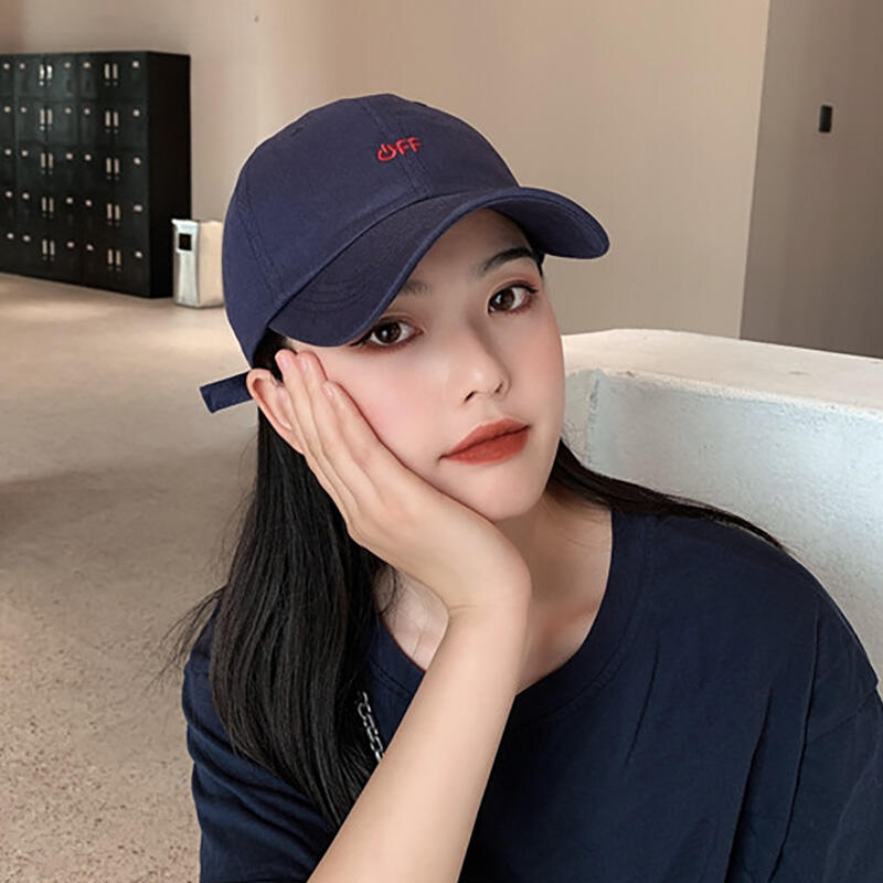 The Cap OFF Cotton Logo Ball Cap C2 Navy NAVY