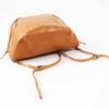 Great JACK GOMME Backpack Â· Daypack Logo embossed all leather Camel leather Women Used