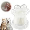 Transparente Haustierfell-Erinnerungsflasche Haustierkatzenfell-Aufbewahrungsglas Kawaii Katzenpfotenform Süßigkeitengläser Vielseitiges Haustier-Gedenkgeschenk