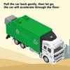 1:48 Pull Back Garbage Truck Toy Alloy Plastic Delivery Trash Truck Vehicles Toys Decoration for Boys