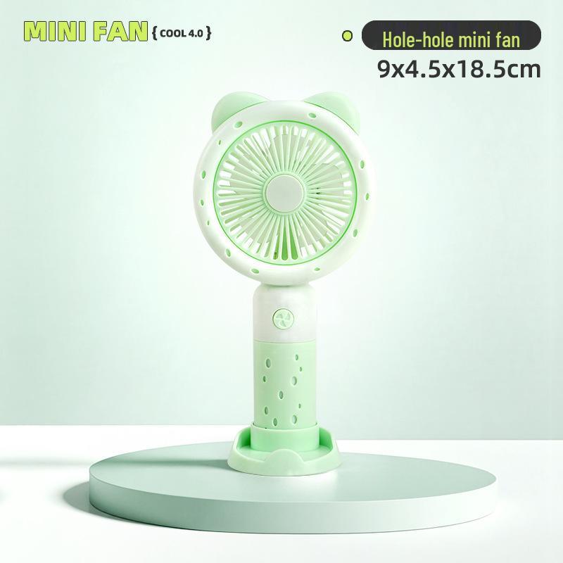 Portable Mini Cartoon Flower USB Desk Fan - Student Gift