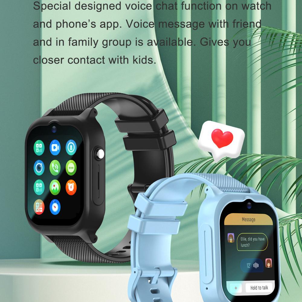 696 Kids 4G Video Call Chat Smart Watch Student Waterproof GPS WIFI LBS Location 700Mah Battery Calculator Children Smartwatch