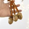 Christmas Bell Pendant with Swan, Velvet Ribbon & Pine Cone - Tree Ornament & Decoration