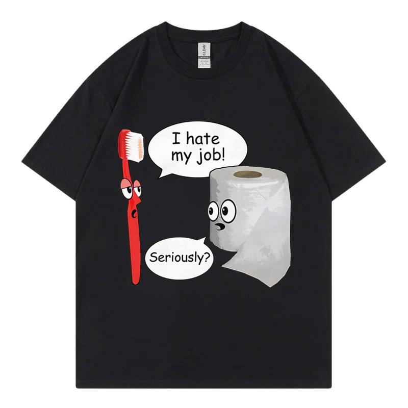 Limitierte Lustige Meme Grafik T-Shirts High Street Mode Trend Kurzarm T-Shirt Herren Damen Lässig Übergroße Baumwoll-T-Shirts