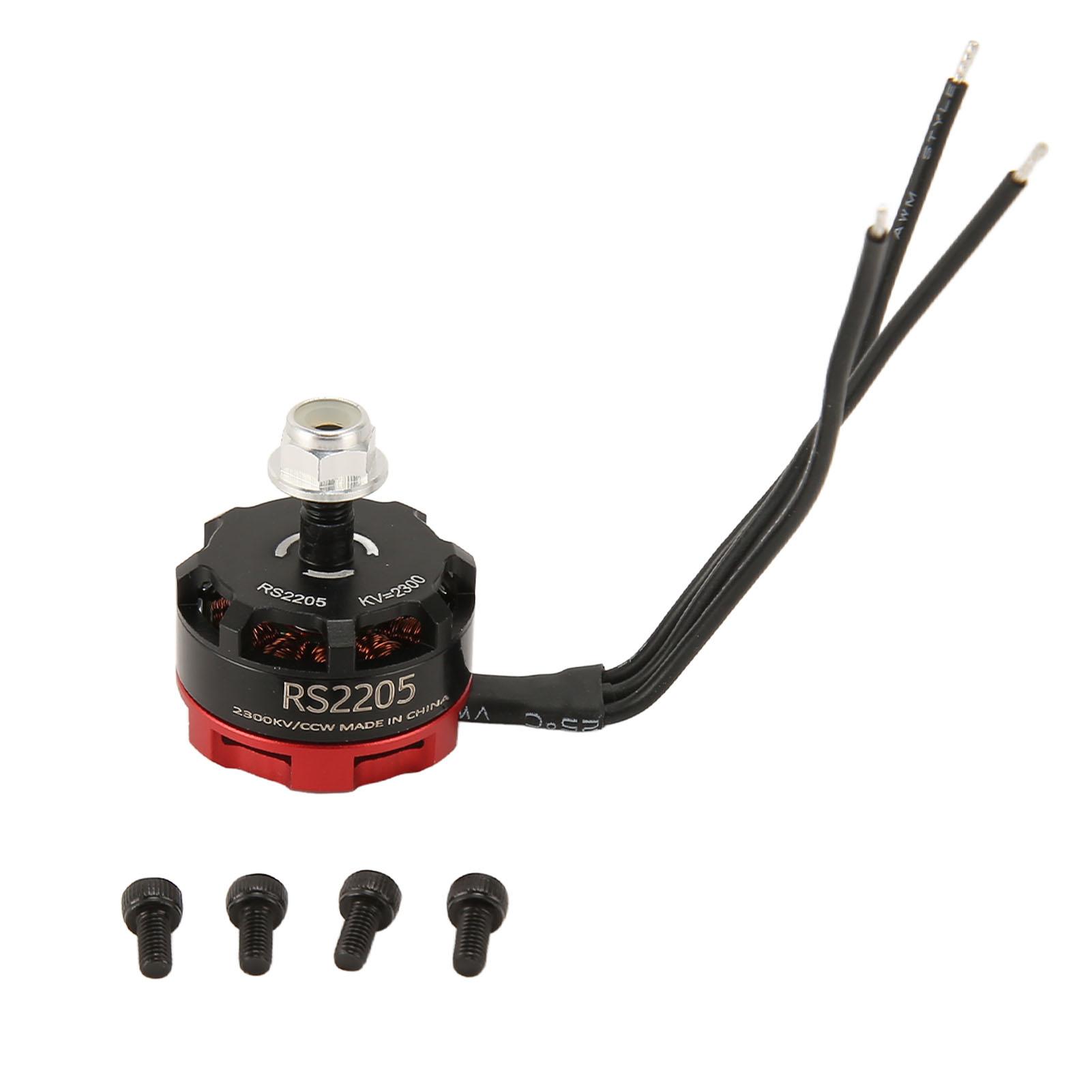 

RS2205 2300KV Brushless Motor CWCCW 3‑4S Remote Control Brushless Motor for FPV Racing Drones FPV срібний