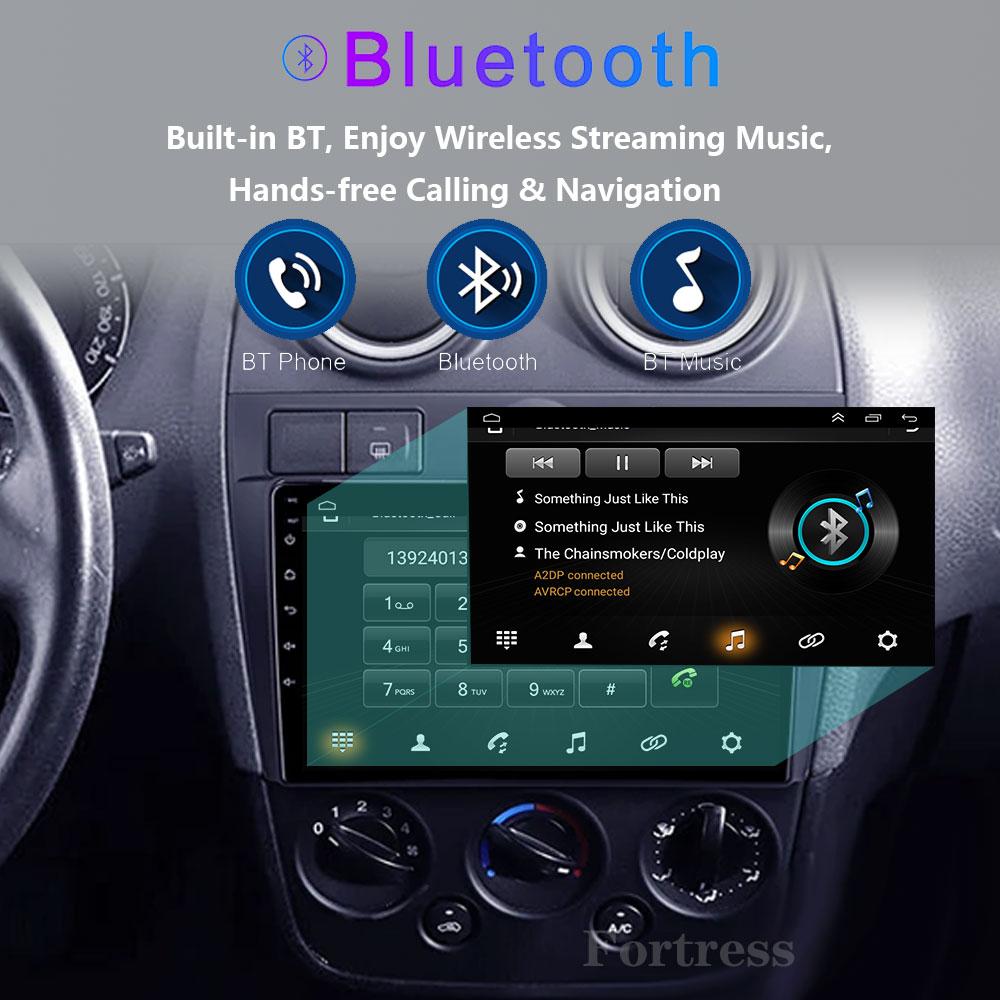 For Ford Fiesta Mk VI 5 Mk5 2002 - 2008 Car Radio Multimedia Video Player Navigation Stereo GPS Android14 No 2din 2 Din Dvd