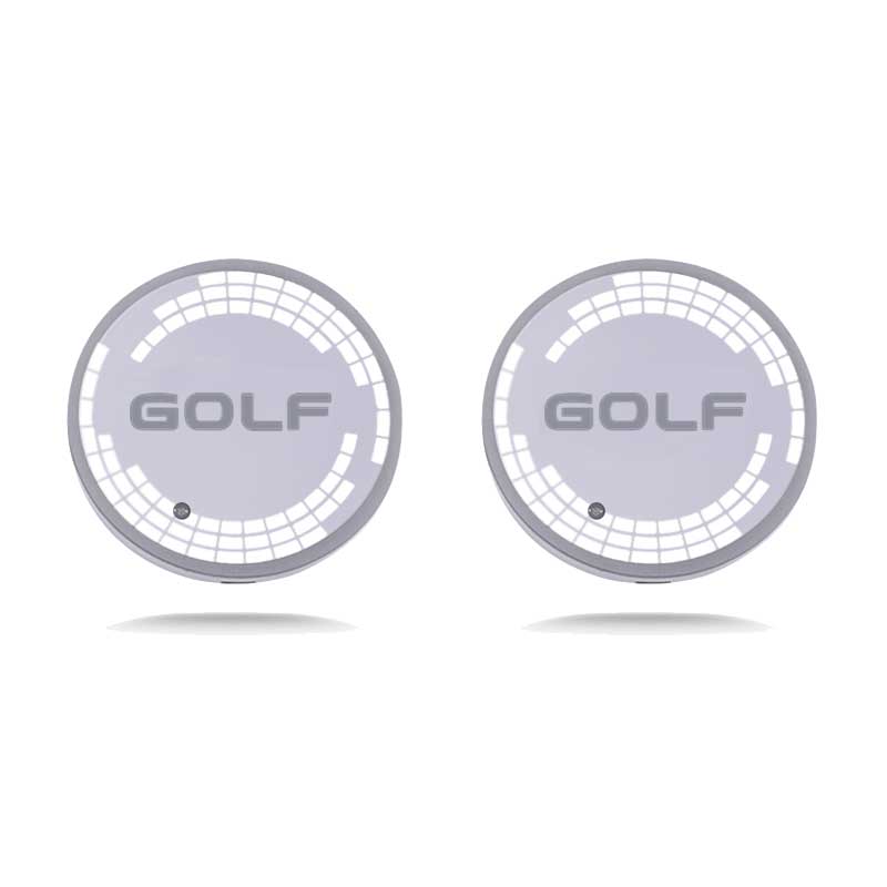 2026 Hot For VOLKSWAGEN VW Car LED Luminous Water Cup Holder Mat For Volkswagen VW Golf 5 6 7 8 GTI MK6 Passat Jetta Tiguan Polo
