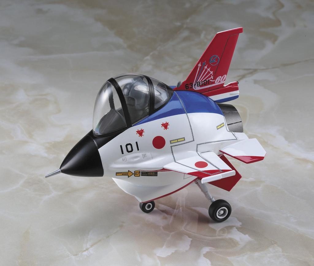 Hasegawa Egg Plane Japan Air Force Flight Development and Experimental Group 60th Anniversary Plastic Model Kit 60513 Aircraft, Self-Defense F-2 & T-4