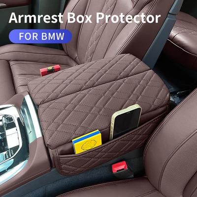 Für BMW G30 G32 6GT F10 G05 G06 G07 G11 G12 X5 G05 X6 G06 X7 G07 Auto Mittelkonsole Armlehnen Schutzhülle Polster mit Aufbewahrungstasche