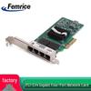 FEMRICE Intel I350-T4 Gigabit PCI-E Server Network Card
