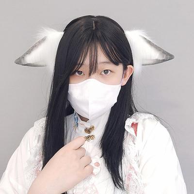 Erwachsene Teenager Cosplay Anime Charakter Stirnband Plüsch Schaf Ohr Haar Hoop Make-Up Live Broadcast Cosplay Party Kopfbedeckungen