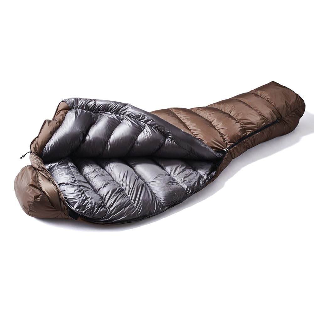NANGA AURORA TEX LIGHT 750DX (REGULAR) Camping Sleeping Bag (2024 Model, NS2443A006, BRW)