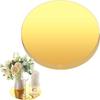 Modern Round Mirror Wall Stickers & Tabletop Candle Tray Set for Weddings & Parties