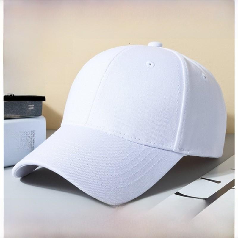 Classic Cotton Baseball Hat With Adjustable Fit For Casual Wear And Sunshade