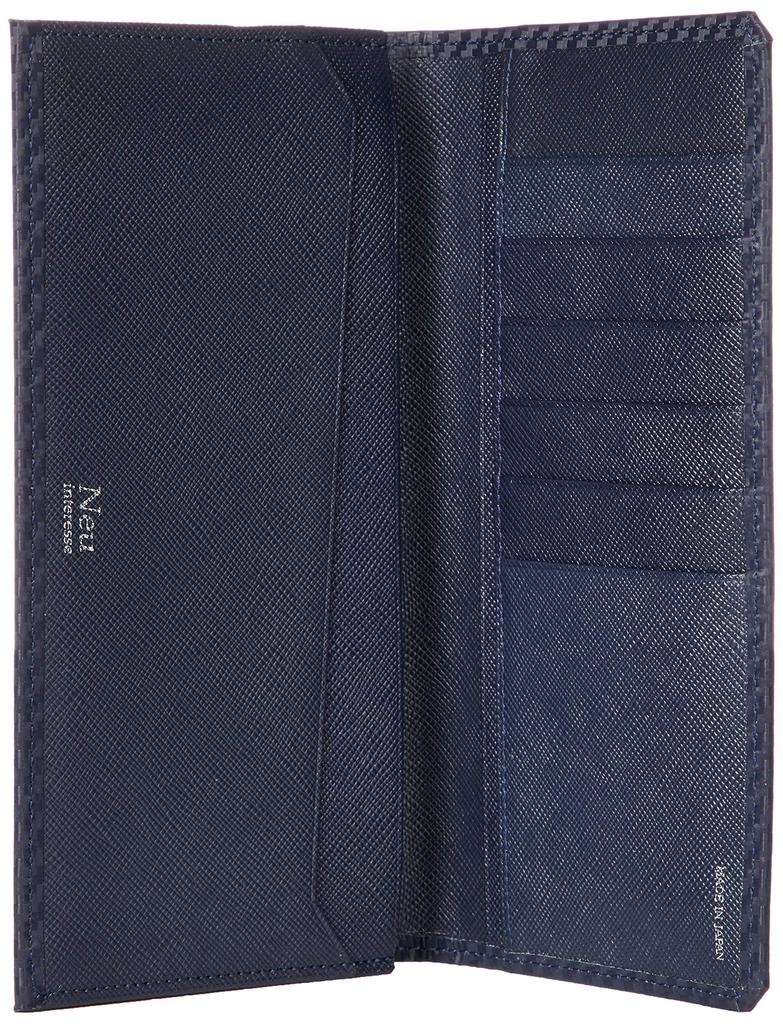 [Neues Interesse] Sasamachi Lange Geldbörse, Graphit, Marineblau