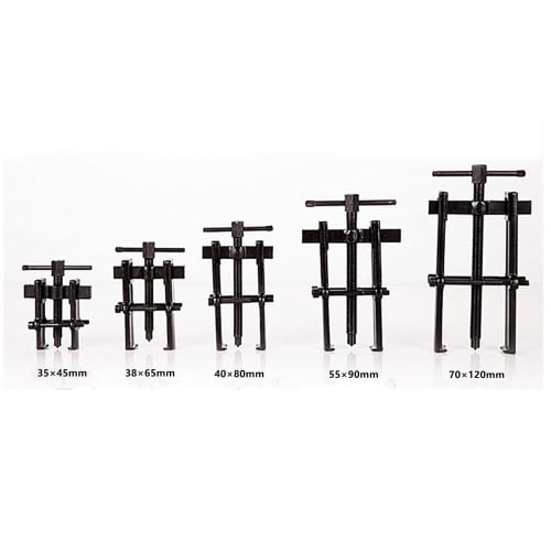 Two-jaw Bearing Puller, Gear Puller, Set for Crank Pulley Removal, Kit, Tool, Puller, Motorcycle, Car, Auto Maintenance, Adjustable, Assembly Required