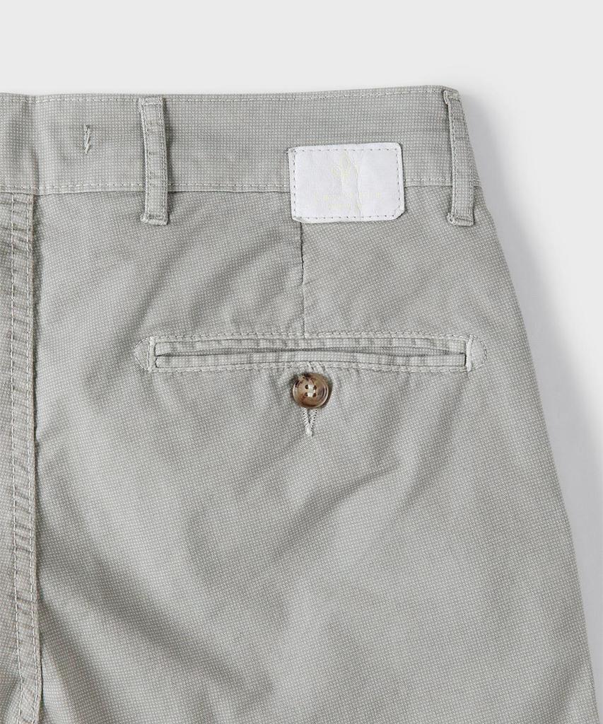 PANICALE Micro Texture Cotton Slim Fit Chino Pants [Beige]