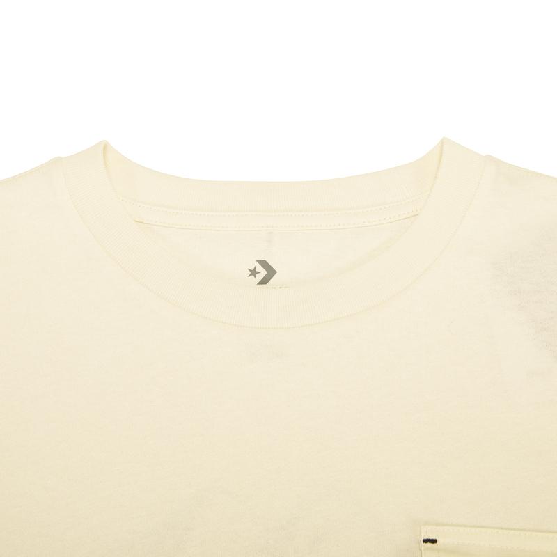 Converse GO OUTDOOR OVERSIZED POCKE T Shirt Men's White 10024357-A01