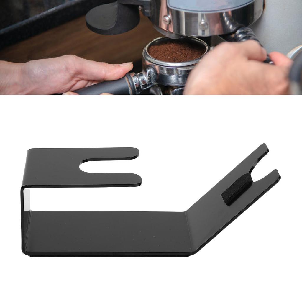 Supporto per Portafiltro Caffè Supporto in Ferro per Portafiltro Rastrelliera per Pesatura Adatto per 51mm 53mm 54mm 58mm Senza Fondo Singolo Doppia Uscita