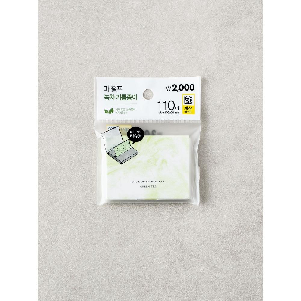 

Daiso Масло для лица с зеленым чаем 110 листов Тип салфеток