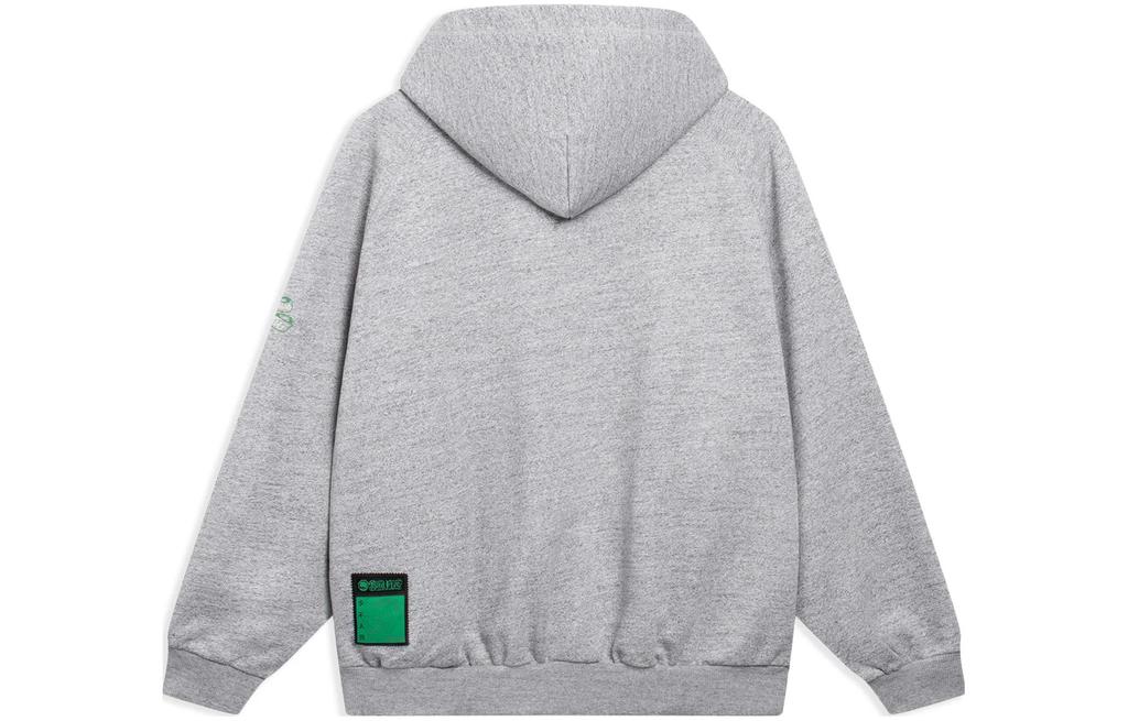 Li Ning Badfive Sweatshirt Unisex Heather Gray AWDSJ09-3