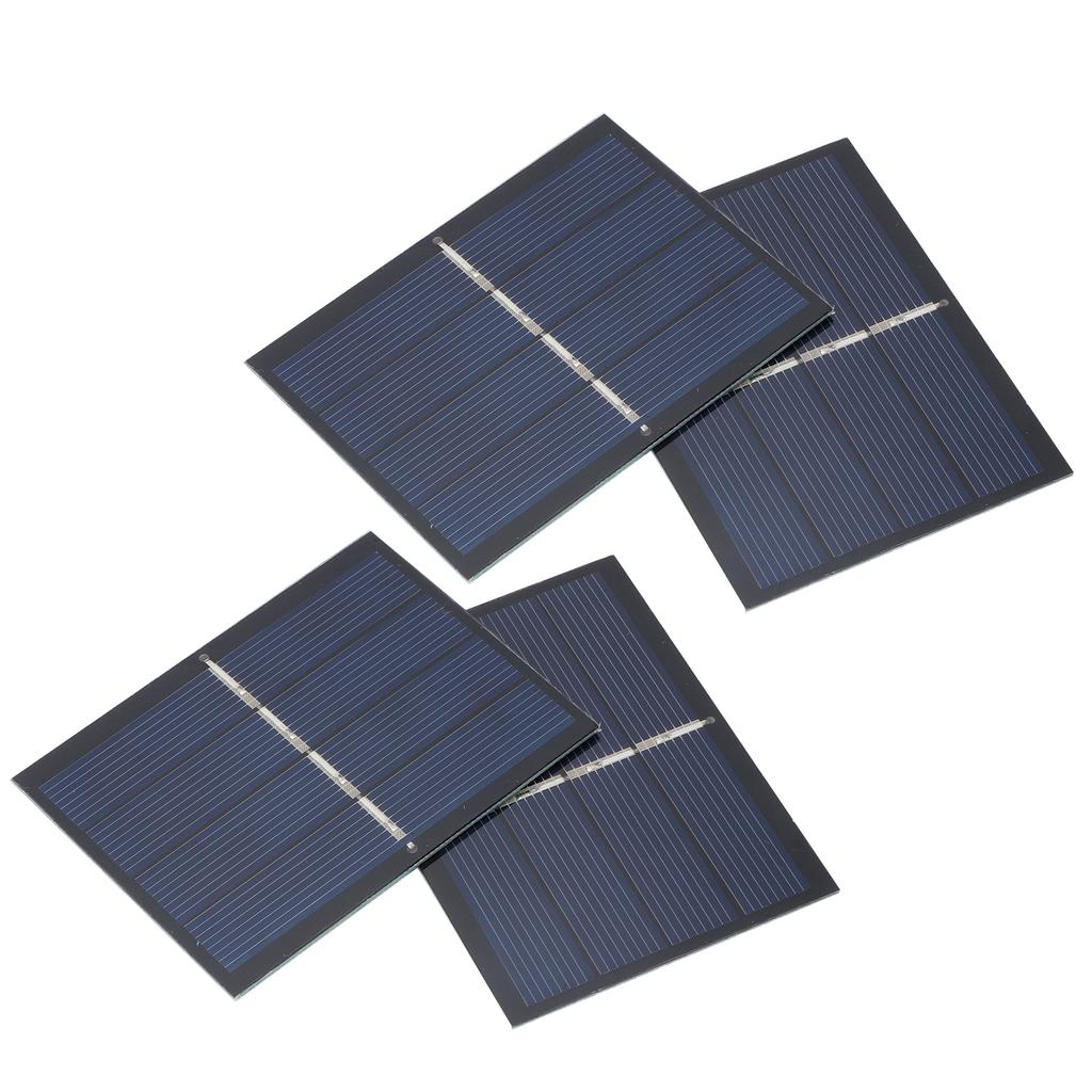 4Pcs 0.65W 2V DIY Solar Panel Module System for Solar Toy Light Battery Charging 60x80mm