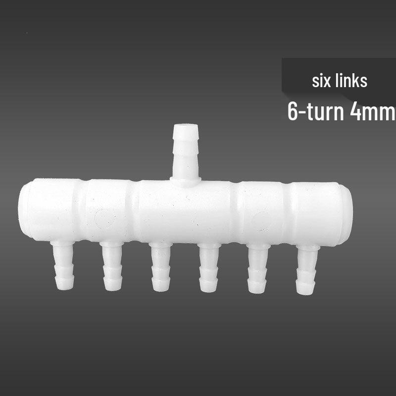 Stainless Steel Aquarium Air Manifold & Oxygen Pump Splitter with Airflow Control Valve