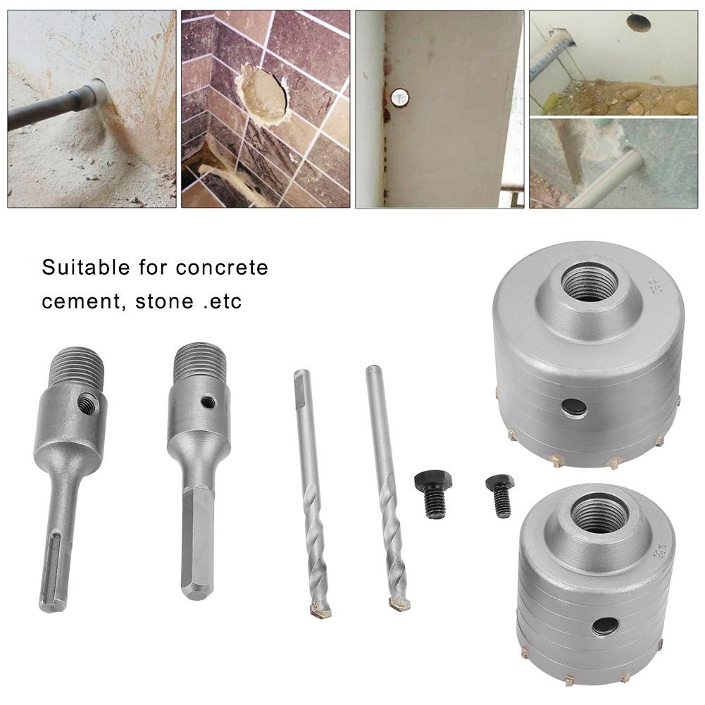 65 80mm Alloy Steel SDS Plus Wall Hole Saw Drill Bit for Concrete Cement Stone