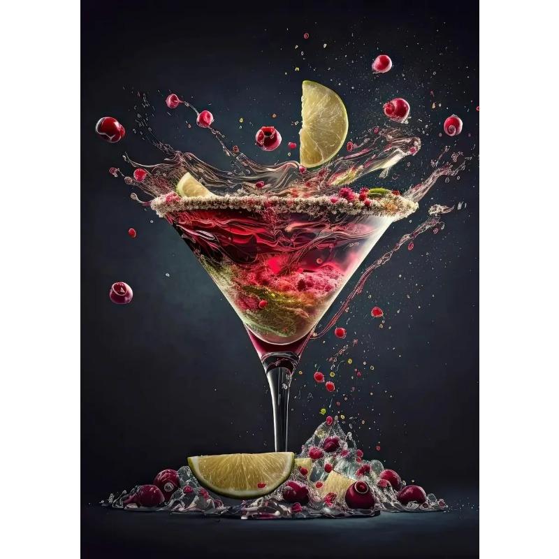 Cocktail Explosion poster Fruit Cocktail Don't Trust Bar Minimalist Print Canvas Painting for Living Room Modern Home Decor