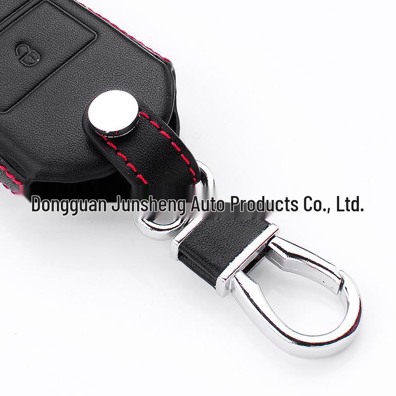 4D Leather Key Case for Volkswagen CC, Magotan, and Passat - 3-Button Smart Cover