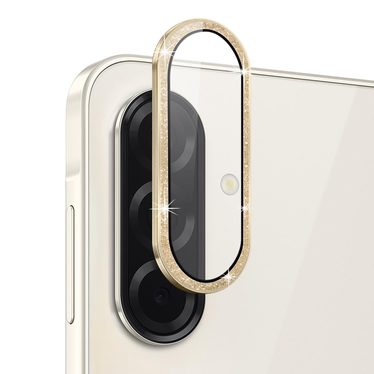 

NORTHJO 1 комплект для Samsung Galaxy A36 5G/A56 5G Пленка для объектива камеры Закаленное стекло+Металл Блестящая Защита заднего объектива Gold