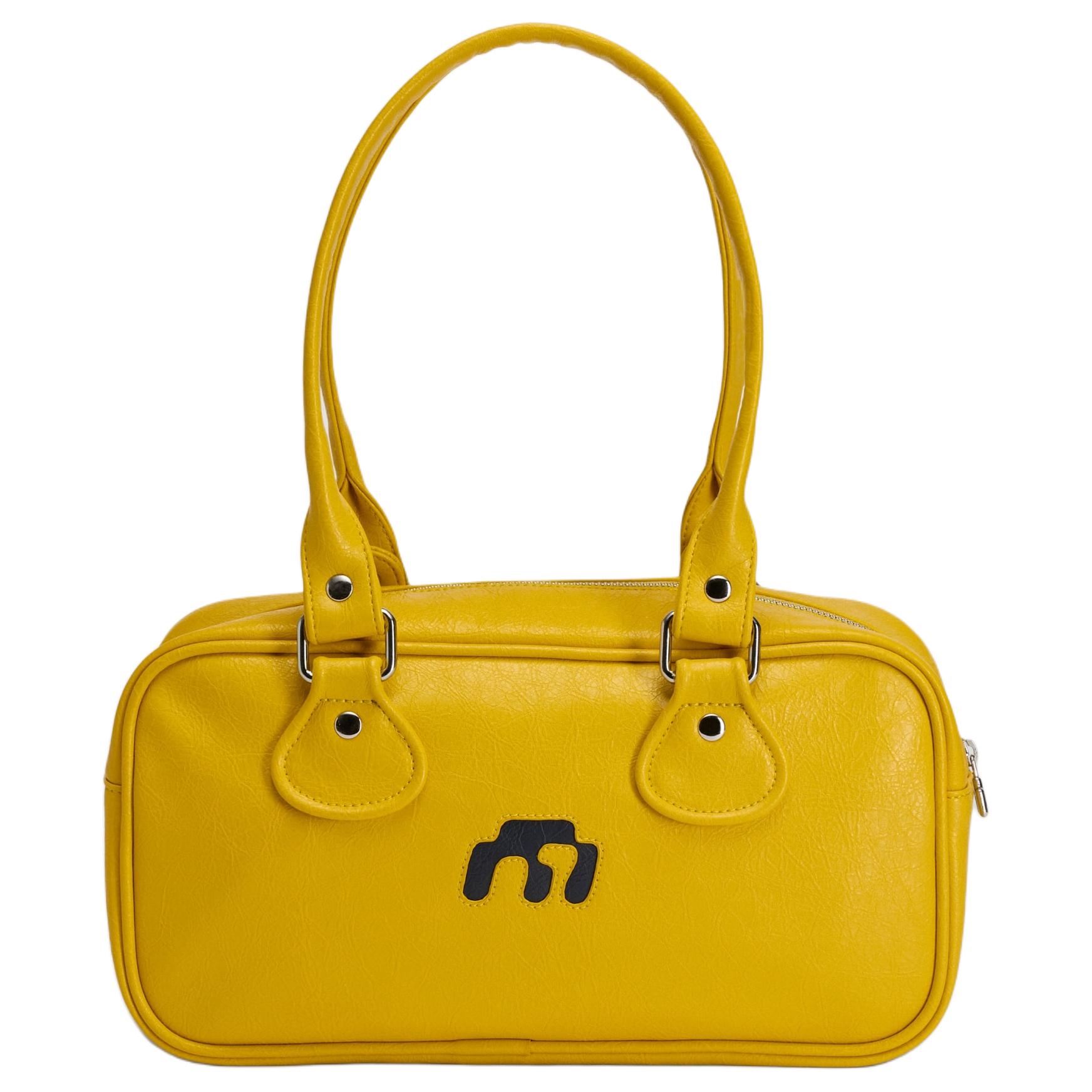 Adidas Originals Fashion Versatile Design Polyurethane Handbag Women Handbags Misty-Yellow KA2726 Hazy Yellow