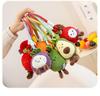 Fruit Plush Toys: Strawberry, Mangosteen, Watermelon, Pear - Tossable Figurines & Wedding Gift Dolls