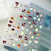 5D Cute Cartoon Bear Embossed Japanese Nail Art Stickers