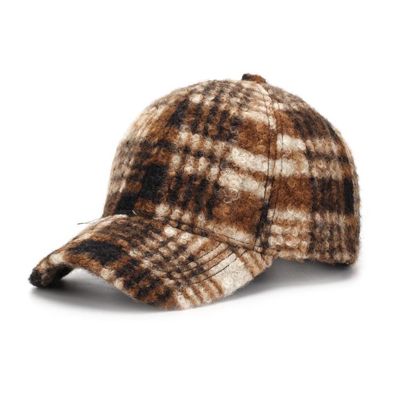 Print Baseball Hats Sunshade Retro Warm Autumn and Winter Unisex Peaked Caps Versatile Hardtop Fashion Casual