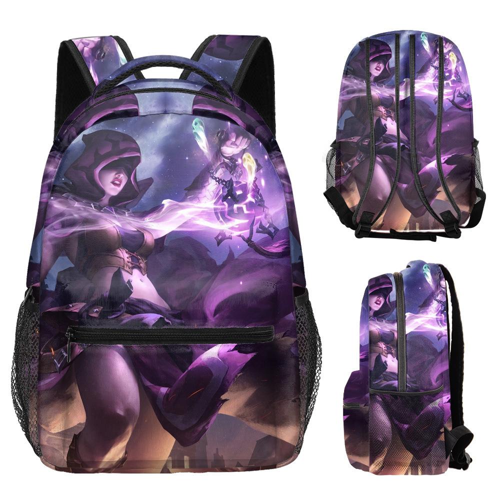 Harajuku Novelty Kpop Youthful School Bags Unisex Paladins Travel Bags 3D Print Oxford Waterproof Notebook Shoulder Backpacks