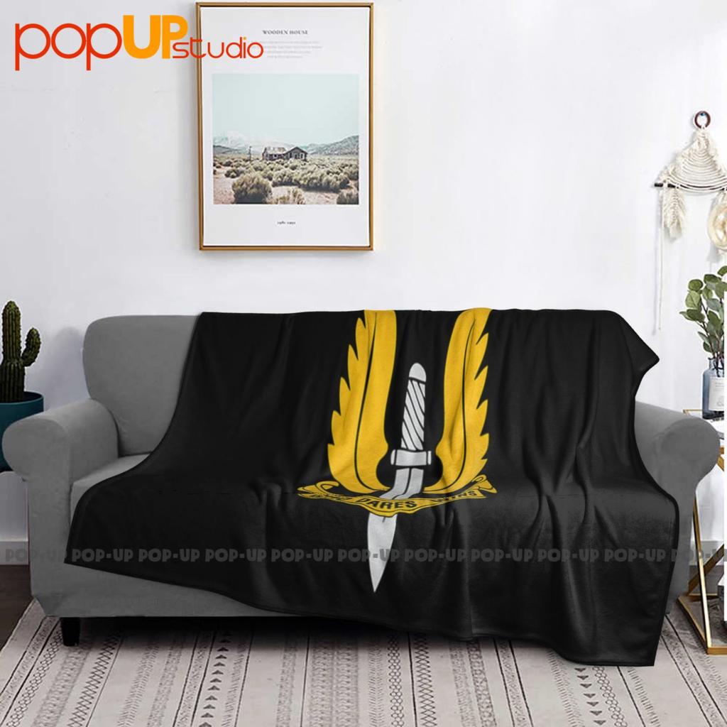 Who Dares Wins British Special Air Service Uk Army Ultra-Soft Blanket Quilt Winter Sofa Cover Bed Covers