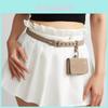Vintage Bauchtasche für Damen Mit Schlüssel Telefon Doppelnutzung Ledergürtel Zubehör