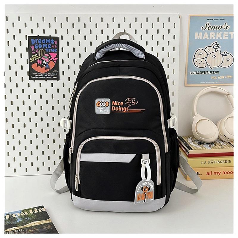 Large-capacity Backpack Fashion Trend Spot Backpack Junior High School College Student School Bag