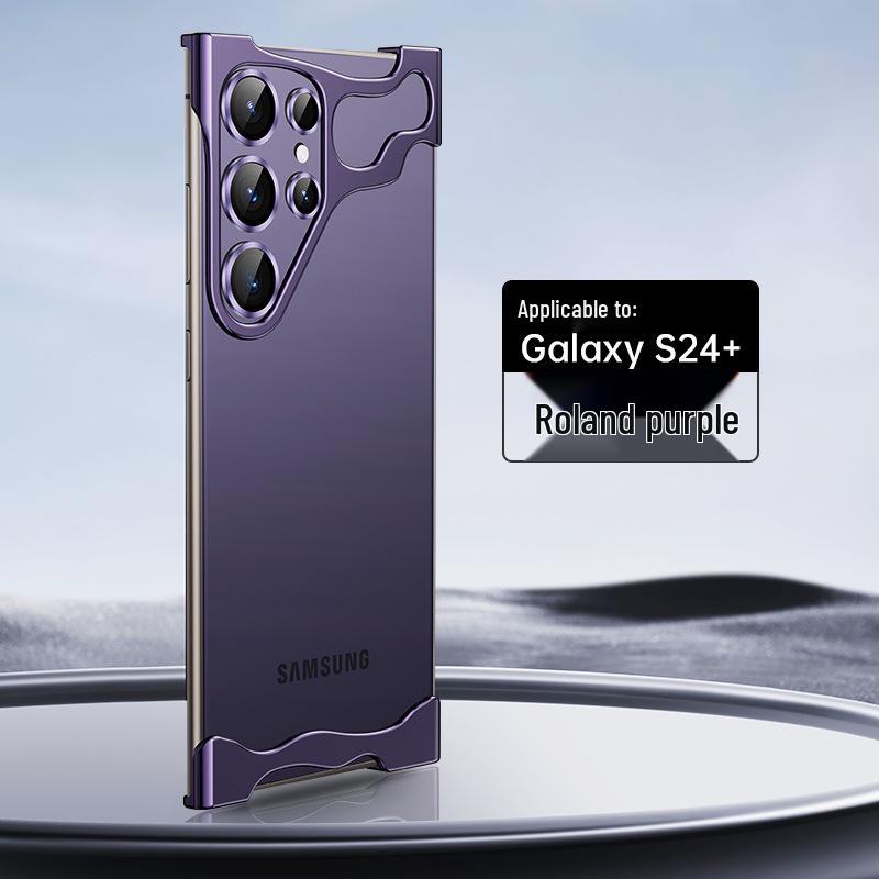 Samsung S24+ Ultra Metal Case: Borderless, Drop-Proof, Bare-Metal Feel