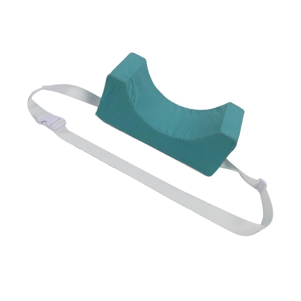 Head Positioner Pillow Green Cotton Cloth Comfortable Breathable Adjustable Neck Support Head Stabilizer Pillow for Wheelchair Patients