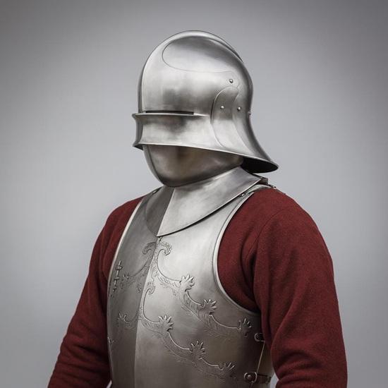 Medieval Gothic Sallet Helmet Authentic Steel Armor Replica for Renaissance Fair, LARP, Cosplay Collectors Gift