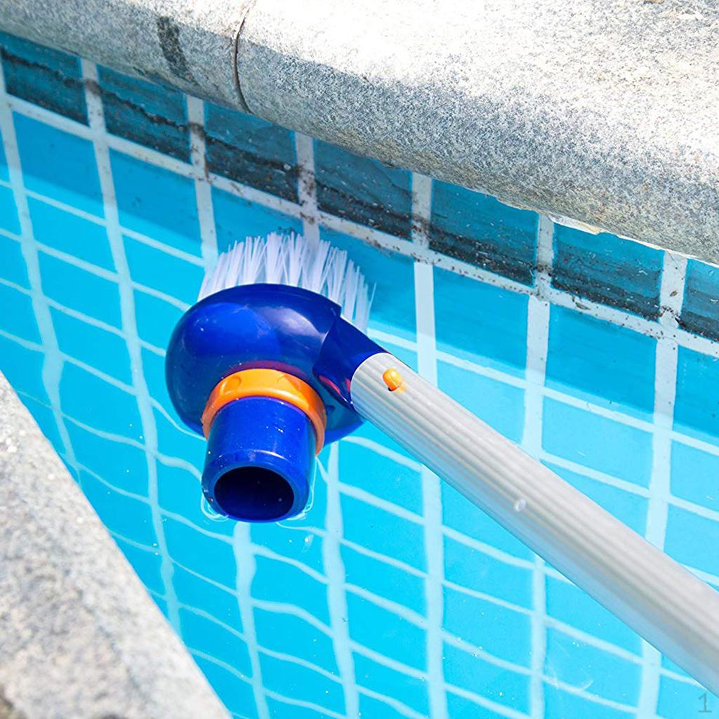 Pool Step & Corner Vacuum Brush Head Swimming with Fine