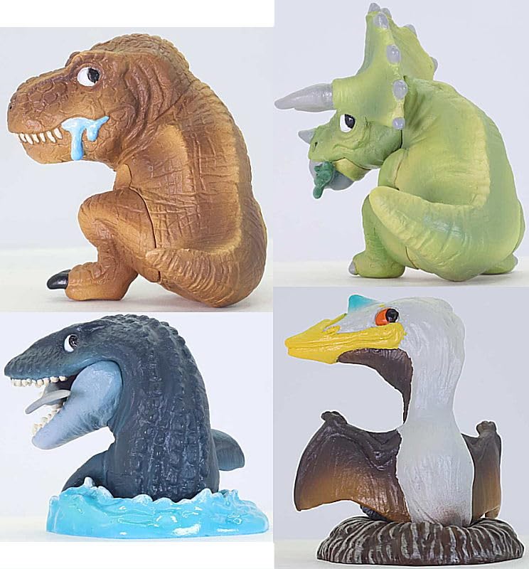 Look This Way Fig. Jurassic World [Set of 4 (Complete)] Gacha Capsule Toy