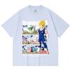 230 Gsm 100% Cotton Dragon Ball V6 Majin Vegeta Print Unisex Heavy Cotton T Shirt