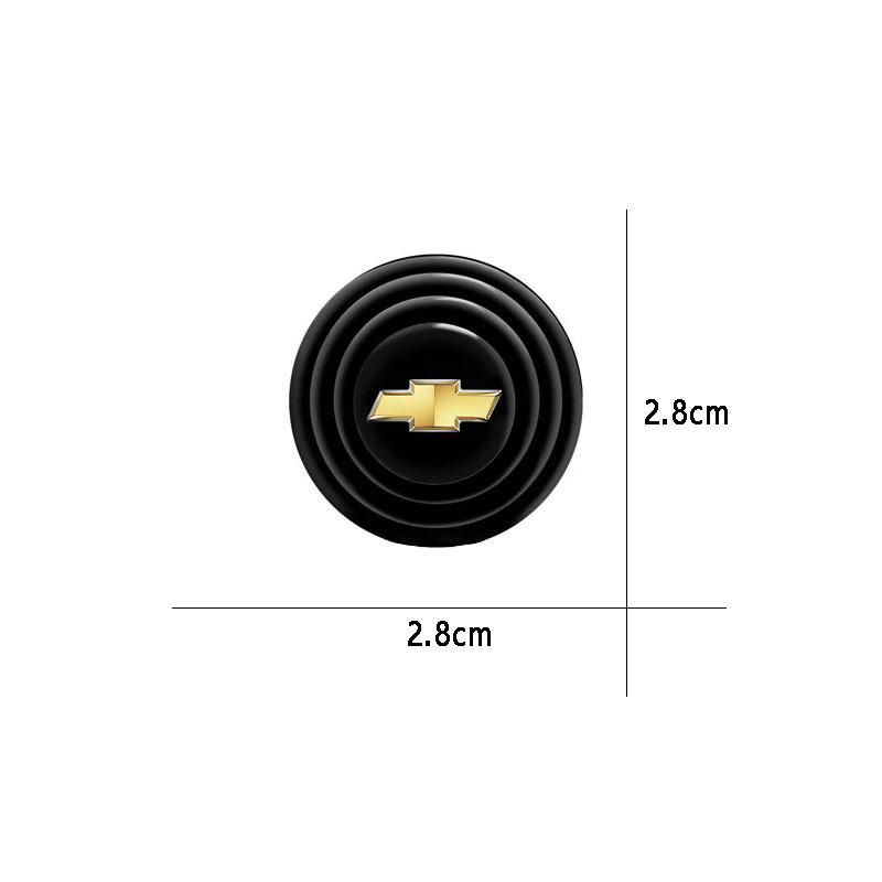 Car Door Silicone Anti Shock Pad Universal Trunk Sound Insulation Pad For Chevrolet Colorado Cruze Spark Captiva Malibu Trax LC2