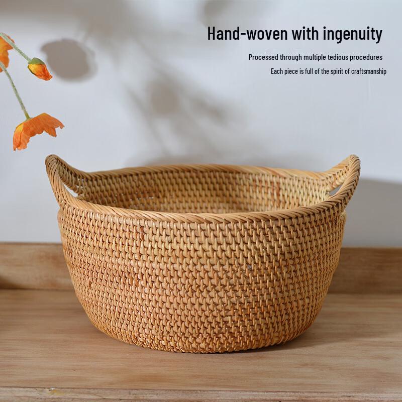 

OLOEY Rattan Woven Picnic Basket